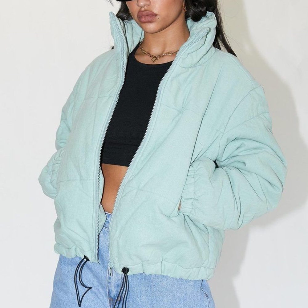 Polly Puffer Jacket Green